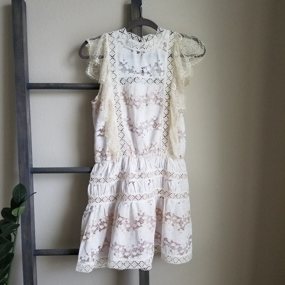FOXIEDOX  lace mini Dress
